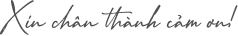 Cảm ơn